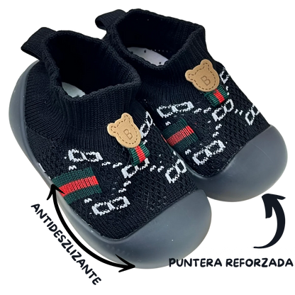 ✨TENIS DEPORTIVOS OSO🐻GUCI ANTI-SLIP PARA BEBÉ👶
