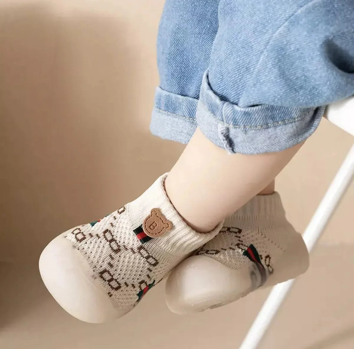 ✨TENIS DEPORTIVOS OSO🐻GUCI ANTI-SLIP PARA BEBÉ👶